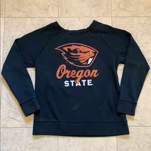 Oregon State Crewneck Black and Orange